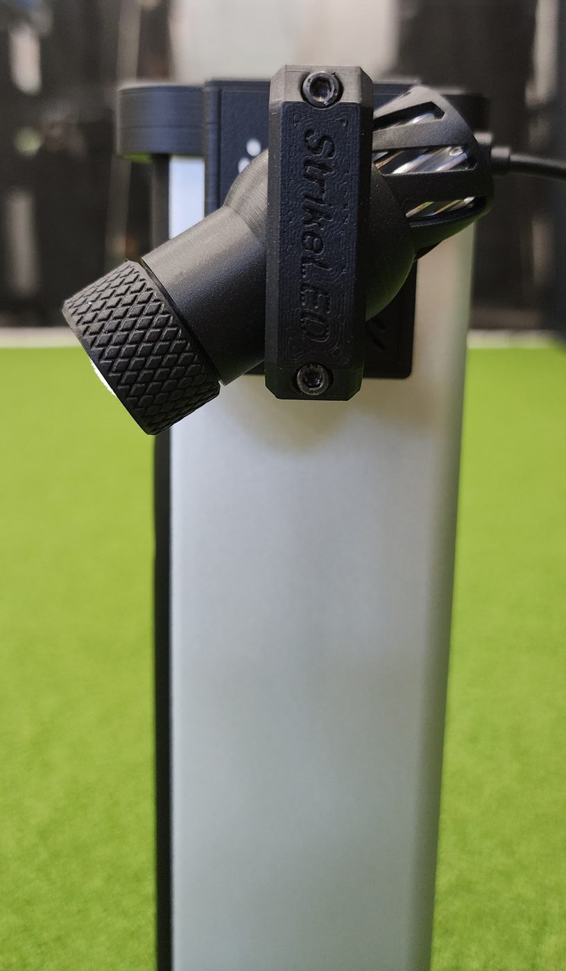 StrikeLED mounted on a Square launch monitor, photo 6