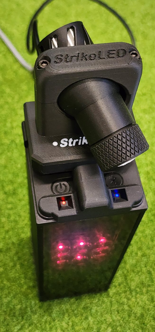 StrikeLED mounted on a Square launch monitor, photo 15